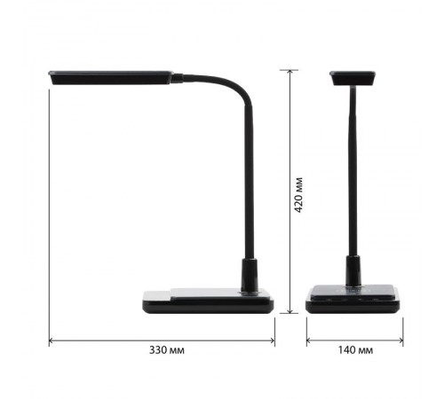 Cветильник настольный  NLED-499-10W-BK светодиодный с основанием черный  Б0052777  ЭРА