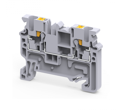 Клемма проходная push-in OptiClip CP-2,5-I-24A-(0,2-2,5)-серый  331838  КЭАЗ