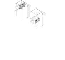 Перегородки фронт.сист.шин H300мм W400мм1STQ008581A0000  ABB