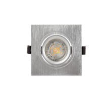 Светильник светодиодный встраиваемый DK3021-CM , IP20, 10Вт, GU5.3, LED, серый, пластик  DK3021-CM  DENKIRS