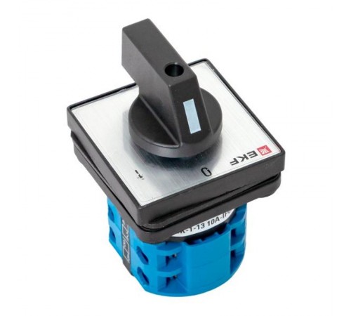 Переключатель кулачковый ПК-1-13 10А 3P "0-1" IP65  pk-1-13-10-65  EKF