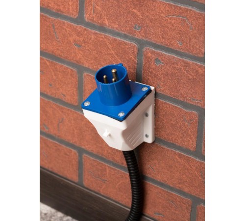 Вилка стационарная 513 2Р+РЕ 16А 220В IP44 EKF PROxima  ps-513-16-220  EKF