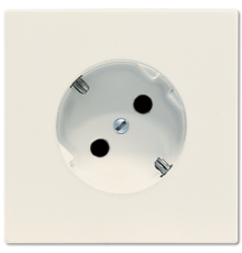 Штепсельная розетка SCHUKO 16A, 250V~ с поворотом на 45°; слоновая кость  LS520-45  Jung