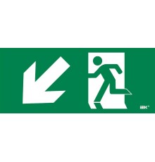 Этикетка самокл. 330х140мм "Фигура/стр. вниз влево"  LPC10-1-33-14-FVNNAL  IEK