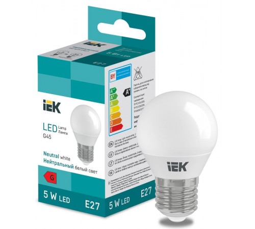 Лампа светодиодная Globe G45 600lm 3000K E14  LL-I-G45-7-230-30-E14  IEK