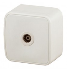 3-301-02 Intro Розетка TV одиночная, IP20, ОУ, Polo, сл.кость  Б0036133  Intro
