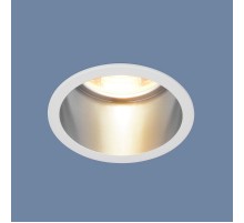 Светильник точечный встраиваемый 7004 MR16 WH/SL белый/серебро  a036621  Elektrostandard