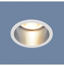 Светильник точечный встраиваемый 7004 MR16 WH/SL белый/серебро  a036621  Elektrostandard