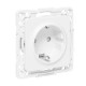 Стокгольм Механизм Розетки 1-местной с/з 16А в/к белый с защ. штор. EKF PROxima  EYR16-028-20  EKF