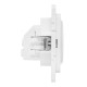 Стокгольм Механизм Розетки 1-местной с/з 16А в/к белый с защ. штор. EKF PROxima  EYR16-028-20  EKF