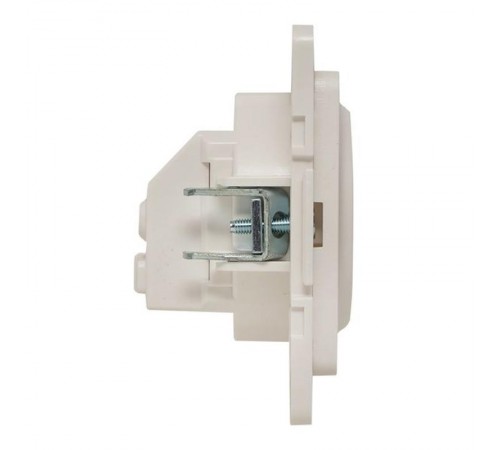 Стокгольм Механизм Розетки 1-местной с/з 16А в/к белый с защ. штор. EKF PROxima  EYR16-028-20  EKF