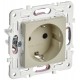 SKANDY Розетка с з/к/ш 16А б/к SK-R06B бежевый  SK-R14-16-1-K10  IEK