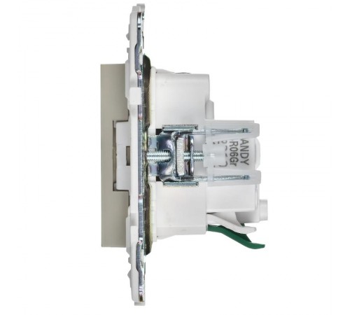 SKANDY Розетка с з/к/ш 16А б/к SK-R06B бежевый  SK-R14-16-1-K10  IEK