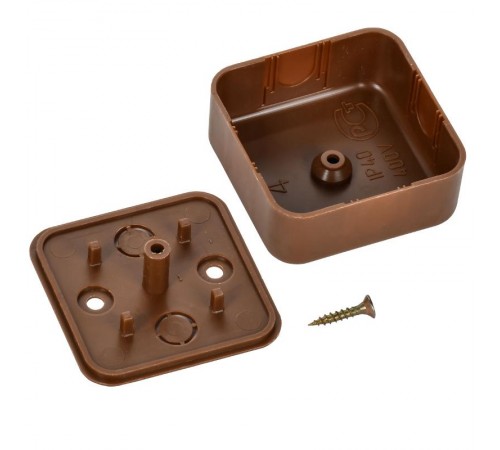 Коробка распределительная КМ для о/п 50х50х20мм дуб  UKO10-050-050-020-K24-E  IEK