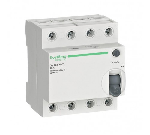 City9 Set ВДТ 40А 4P 100мА A-S 400В  C9R76440  SE