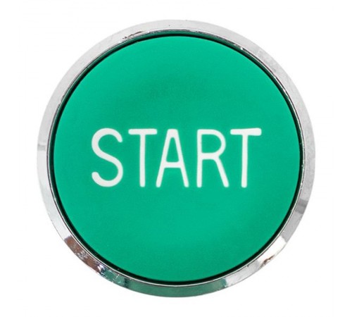 Механизм исполнительный кнопки "START" XB4 зеленый плоский возвратный без фиксации IP65  XB4BA-3160C-65  EKF