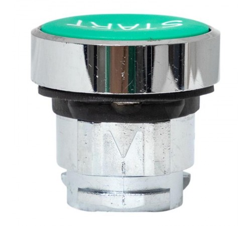 Механизм исполнительный кнопки "START" XB4 зеленый плоский возвратный без фиксации IP65  XB4BA-3160C-65  EKF