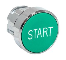 Механизм исполнительный кнопки "START" XB4 зеленый плоский возвратный без фиксации IP65  XB4BA-3160C-65  EKF