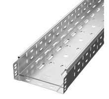 Лоток перфорированный Стандарт INOX (AISI 304) 200х80х3000 (0,8 мм) (3 м/уп)  PR16.2336  Промрукав