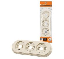 Рамка 3-х постовая сл. кость "Виви"   SQ1820-1391  TDM