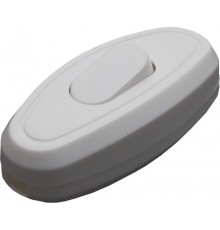 GLS10-01-20 Выключатель на шнур 250В, 10A, белый  39002  STEKKER