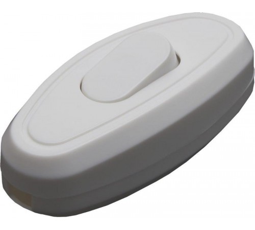 GLS10-01-20 Выключатель на шнур 250В, 10A, белый  39002  STEKKER