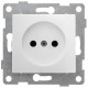 Bravo Розетка 1-ой б/з с з/ш, скрытая  установка, 16А, 250В, белый  С10Р2-001  GUSI Electric
