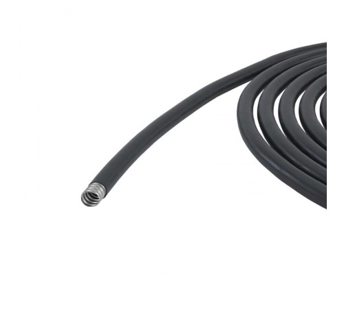 Металлорукав DN 15мм в гладкой PU оболочке, Dвн 15,5 мм, Dнар 21,0мм,50м, цвет черный  607PU16N  DKC