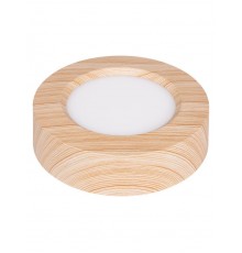 Светильник накладной светодиодный круг "Даунлайт" СПО (сосна) 6 Вт 120*32 мм 4000К   SQ0329-0440  TDM