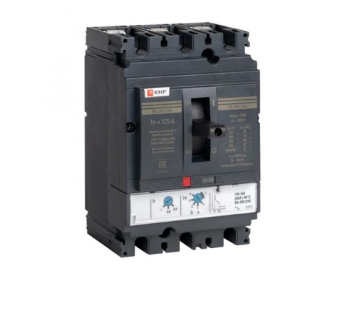 Выключатель автоматический ВА-99C 250/125А 3P 45кА EKF PROxima  mccb99C-250-125  EKF