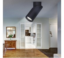 Светильник настенно-потолочный спот OL18 BK MR16/GU10, черный  Б0054385  ЭРА