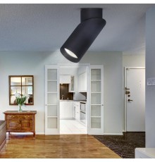 Светильник настенно-потолочный спот OL18 BK MR16/GU10, черный  Б0054385  ЭРА