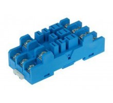 Розетка с винтовыми клеммами (под шайбу) для реле 62.31, 62.32, 62.33; в комплекте металлическая клипса 092.53; версия: синий цвет  92431SMA  Finder