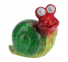 Cветильник садовый декоративный Улитка на солнечной батарее ERAFU01-02 полистоун, 14 см  Б0038495  ЭРА