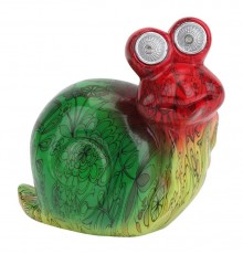 Cветильник садовый декоративный Улитка на солнечной батарее ERAFU01-02 полистоун, 14 см  Б0038495  ЭРА