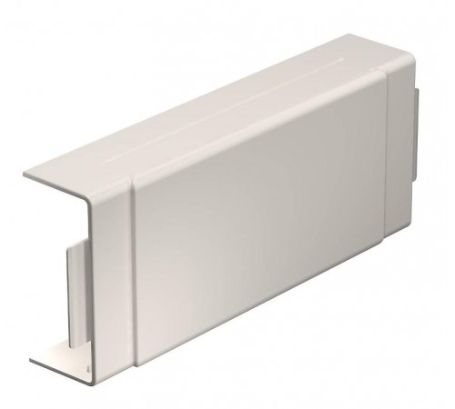 Крышка T-образной секции кабельного канала WDK 40x90 мм (ПВХ,кремовый) (WDK HK40090CW)  6162010  OBO Bettermann