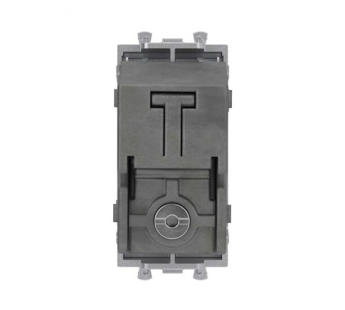 Розетка TV оконечная модульная,  "Avanti", "Закаленная сталь", 1 модуль  4404521  DKC