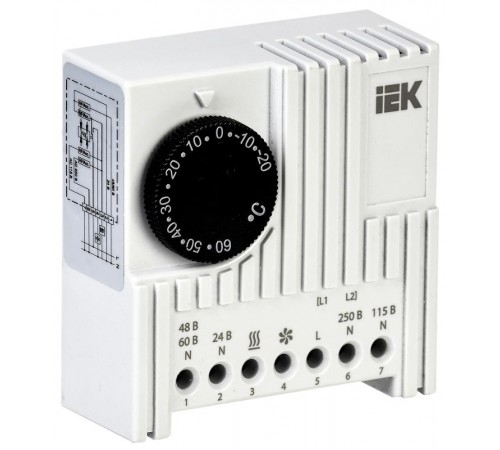 Термостат УККт от -20 до +60°C NO/NC  YTT21-00-60-NO-NC  IEK