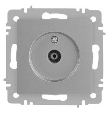 Розетка Intro Accent 6-301-03 TV одиночная, IP20, СУ, алюминий  Б0063607  Intro
