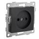 Bravo Розетка 1-ой б/з с з/ш, скрытая установка, 16А, 250В, графит  С10Р2-010  GUSI Electric