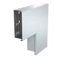 Плоский угол с крышкой кабельного канала LKM 60x150 мм (сталь) (LKM F60150FS)  6248012  OBO Bettermann