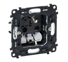 Valena Мех IN'MATIC Розетка с/з, со шторками, безвинт.зажим  753030  Legrand