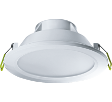 Светильник светодиодный ДВО NDL-P1-20W-840-WH-LED (аналог Downlight КЛЛ 2х18) 20Вт 4000К IP44 опал  94837  Navigator