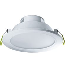 Светильник светодиодный ДВО NDL-P1-20W-840-WH-LED (аналог Downlight КЛЛ 2х18) 20Вт 4000К IP44 опал  94837  Navigator
