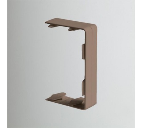 Переходник для РКК-80х60 и 80х40 соединительный (коричневый)  ПРС-80х60-К  Рувинил