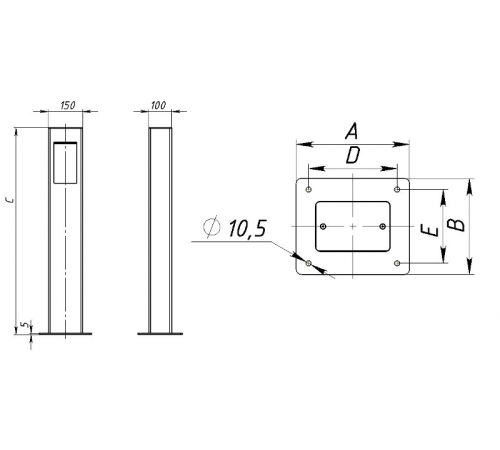Светильник светодиодный PHAROS LED 17W 827 RAL7016  1799000040  Световые Технологии