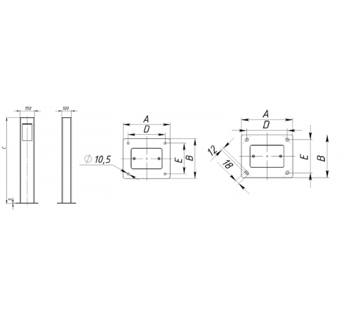 Светильник светодиодный PHAROS LED 17W 840 RAL7016  1799000020  Световые Технологии