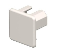 Торцевая заглушка кабельного канала WDK 20x20 мм (ПВХ,кремовый) (WDK HE20020CW)  6162509  OBO Bettermann