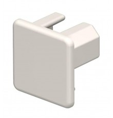 Торцевая заглушка кабельного канала WDK 20x20 мм (ПВХ,кремовый) (WDK HE20020CW)  6162509  OBO Bettermann