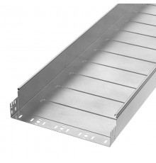 Лоток неперфорированный Профи INOX (AISI 304) 400х100x3000 (1,0 мм) (6 м/уп)  PR16.14006  Промрукав